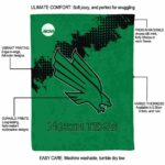 north texas mean green grunge texture green blanket best selling