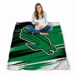 north texas mean green paint streaks green white blanket best selling