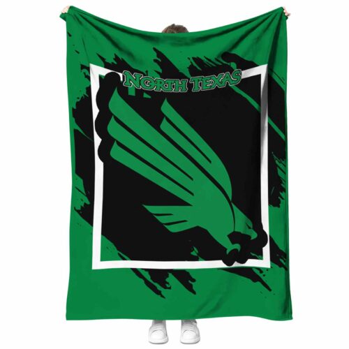north texas mean green splatter effect green blanket best selling