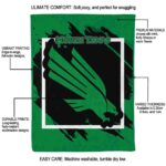 north texas mean green splatter effect green blanket new arrival