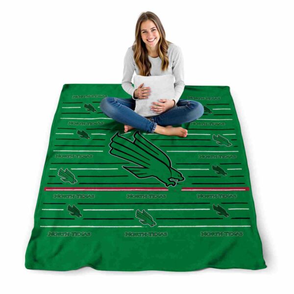 north texas mean green striped pattern green blanket high quality