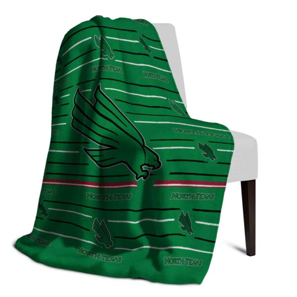 north texas mean green striped pattern green blanket top rated