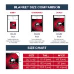 northern illinois huskies diagonal stripes red blanket best selling