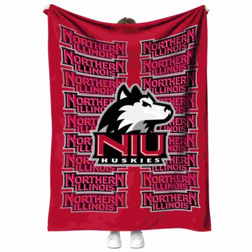 northern illinois huskies fan pride red blanket best selling