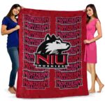 northern illinois huskies fan pride red blanket best selling