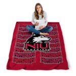 northern illinois huskies fan pride red blanket best selling