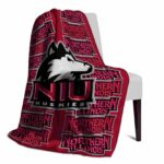 northern illinois huskies fan pride red blanket best selling