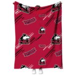 northern illinois huskies fan spirit red blanket best selling
