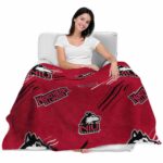 northern illinois huskies fan spirit red blanket latest model