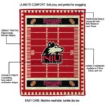 northern illinois huskies football field red blanket new arrival