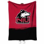 northern illinois huskies gradient dots red blanket best selling