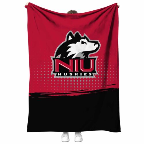 northern illinois huskies gradient dots red blanket best selling