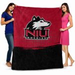 northern illinois huskies gradient dots red blanket best selling