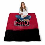 northern illinois huskies gradient dots red blanket best selling