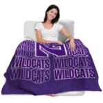 northwestern wildcats fan pride purple blanket latest model