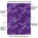 northwestern wildcats fan spirit purple blanket new arrival