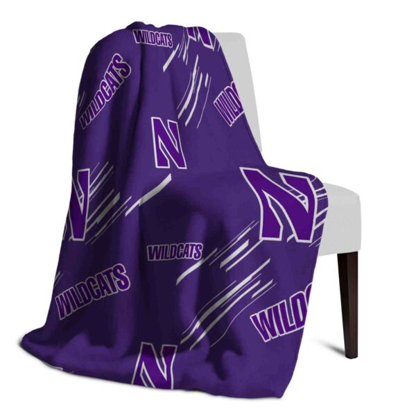 northwestern wildcats fan spirit purple blanket top rated
