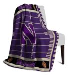 northwestern wildcats football field purple blanket top rated