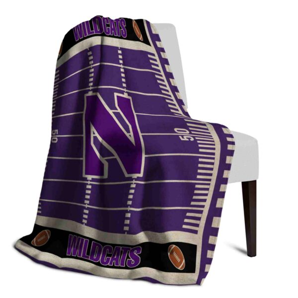 northwestern wildcats football field purple blanket top rated