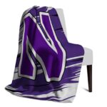 northwestern wildcats paint streaks purple white blanket top rated
