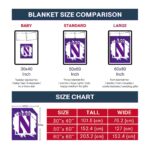 northwestern wildcats splatter effect purple blanket best selling