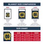 notre dame fighting irish splatter effect navy blanket best selling
