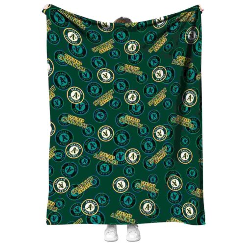 oakland athletics diehard fans green blanket best selling