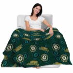 oakland athletics diehard fans green blanket latest model