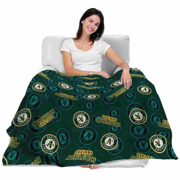 oakland athletics diehard fans green blanket latest model