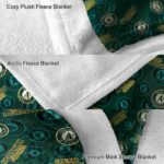 oakland athletics diehard fans green blanket premium grade