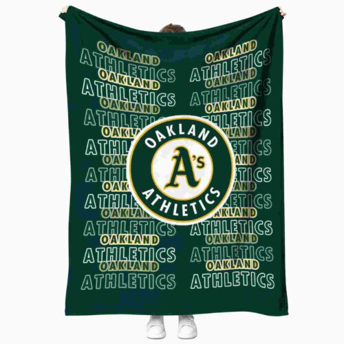 oakland athletics fan pride green blanket best selling