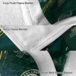 oakland athletics fan spirit green blanket premium grade