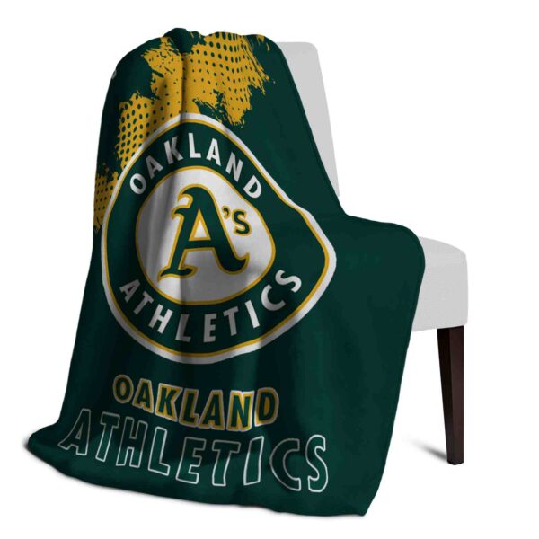 oakland athletics grunge texture green blanket top rated
