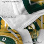 oakland athletics splatter effect green blanket best selling