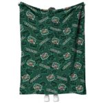 ohio bobcats diehard fans green blanket best selling