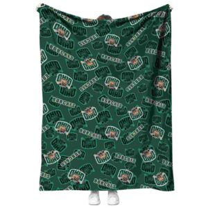 ohio bobcats diehard fans green blanket best selling