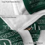 ohio bobcats fan pride green blanket premium grade