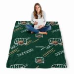 ohio bobcats fan spirit green blanket best selling