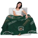 ohio bobcats fan spirit green blanket best selling