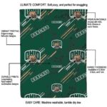 ohio bobcats fan spirit green blanket best selling