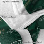 ohio bobcats fan spirit green blanket best selling