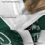 ohio bobcats gradient dots green blanket best selling