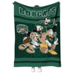 ohio bobcats three musketeers green blanket best selling