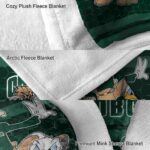ohio bobcats three musketeers green blanket best selling