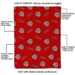 ohio state buckeyes diehard fans scarlet blanket new arrival