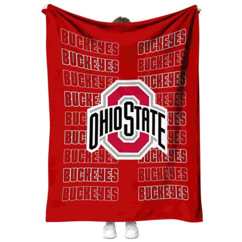 ohio state buckeyes fan pride scarlet blanket best selling