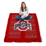 ohio state buckeyes fan pride scarlet blanket best selling