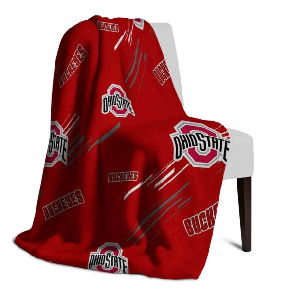 ohio state buckeyes fan spirit scarlet blanket top rated