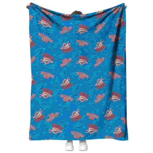 oklahoma city thunder diehard fans blue blanket best selling