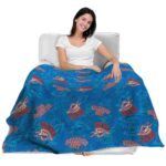 oklahoma city thunder diehard fans blue blanket best selling